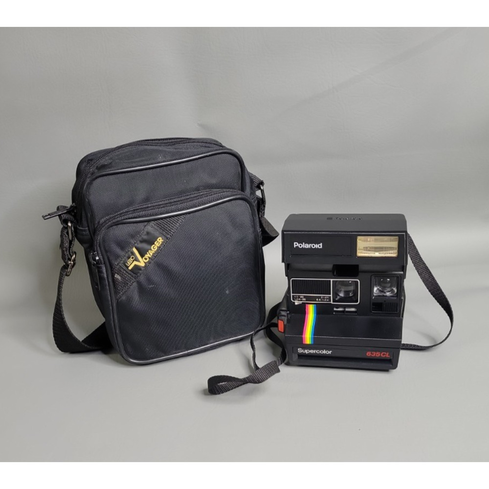 Vintage Polaroid Supercolor 635 CL Camera Case